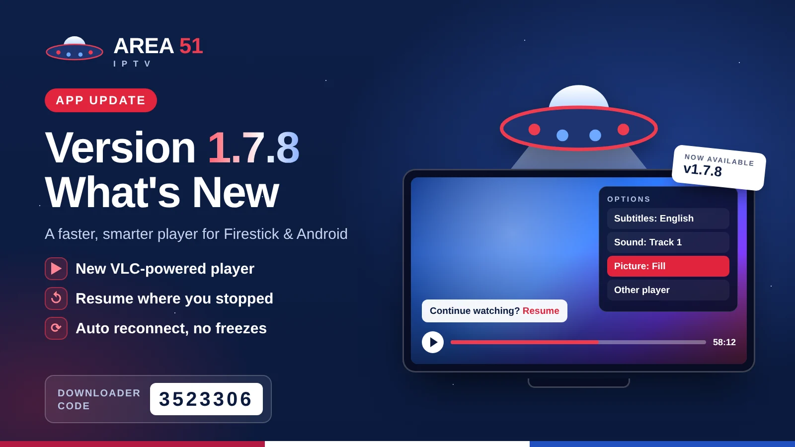 Area 51 IPTV App 1.7.8: What’s New (2026)